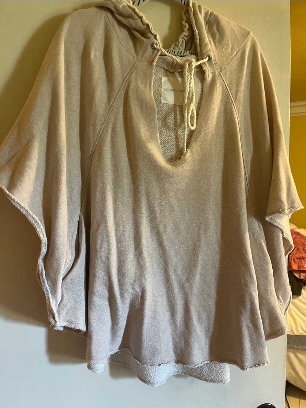 Victoria's Secret Beige Cream Hooded Pullover